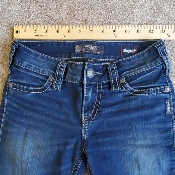 Silver Jeans Suki Mid Super Skinny, dark wash - Picture 3 of 8